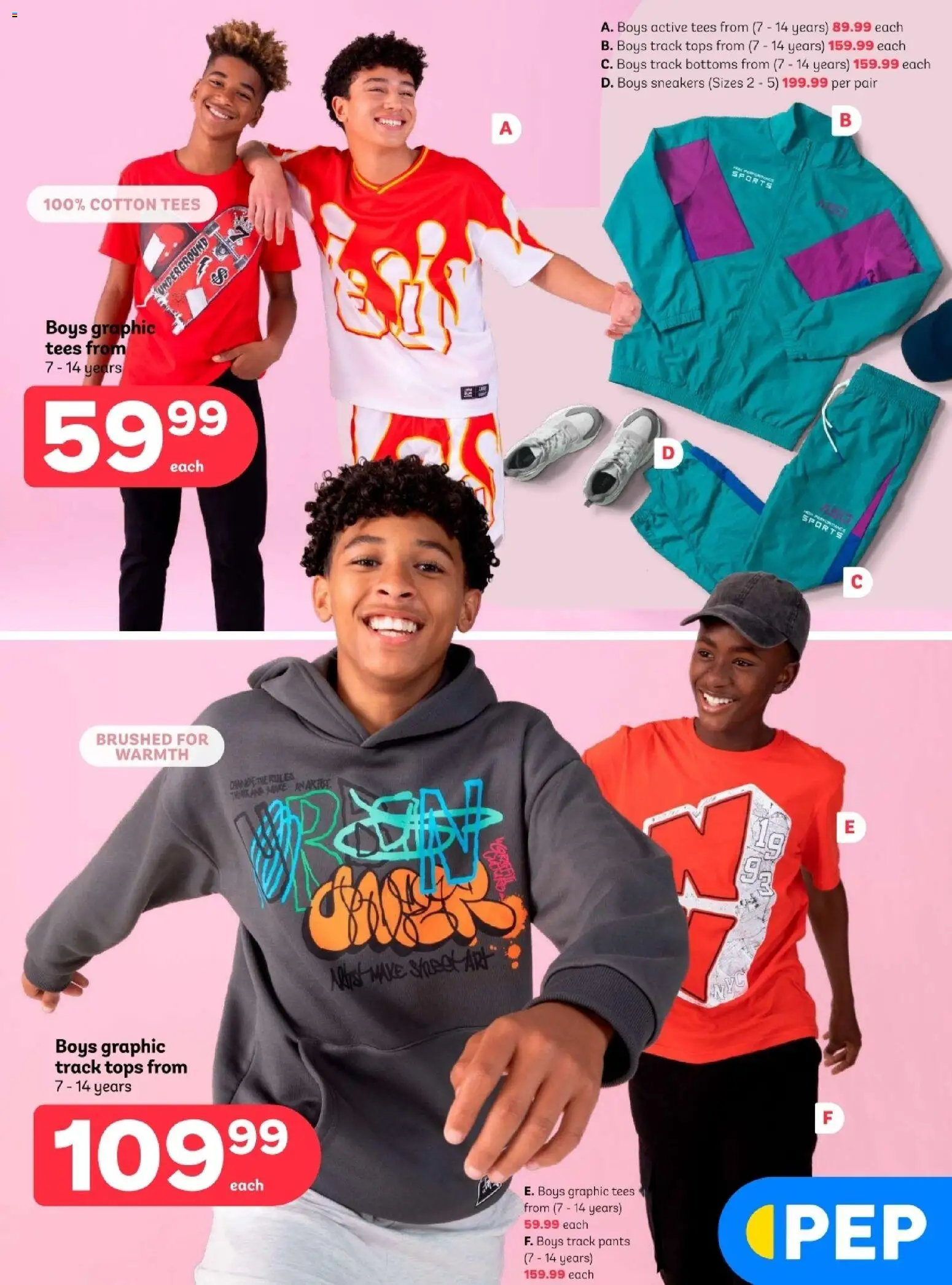New PEP Stores catalogue – valid from 28.01.2026 | Page: 7 | Products: Pants, Sneakers, Bottoms