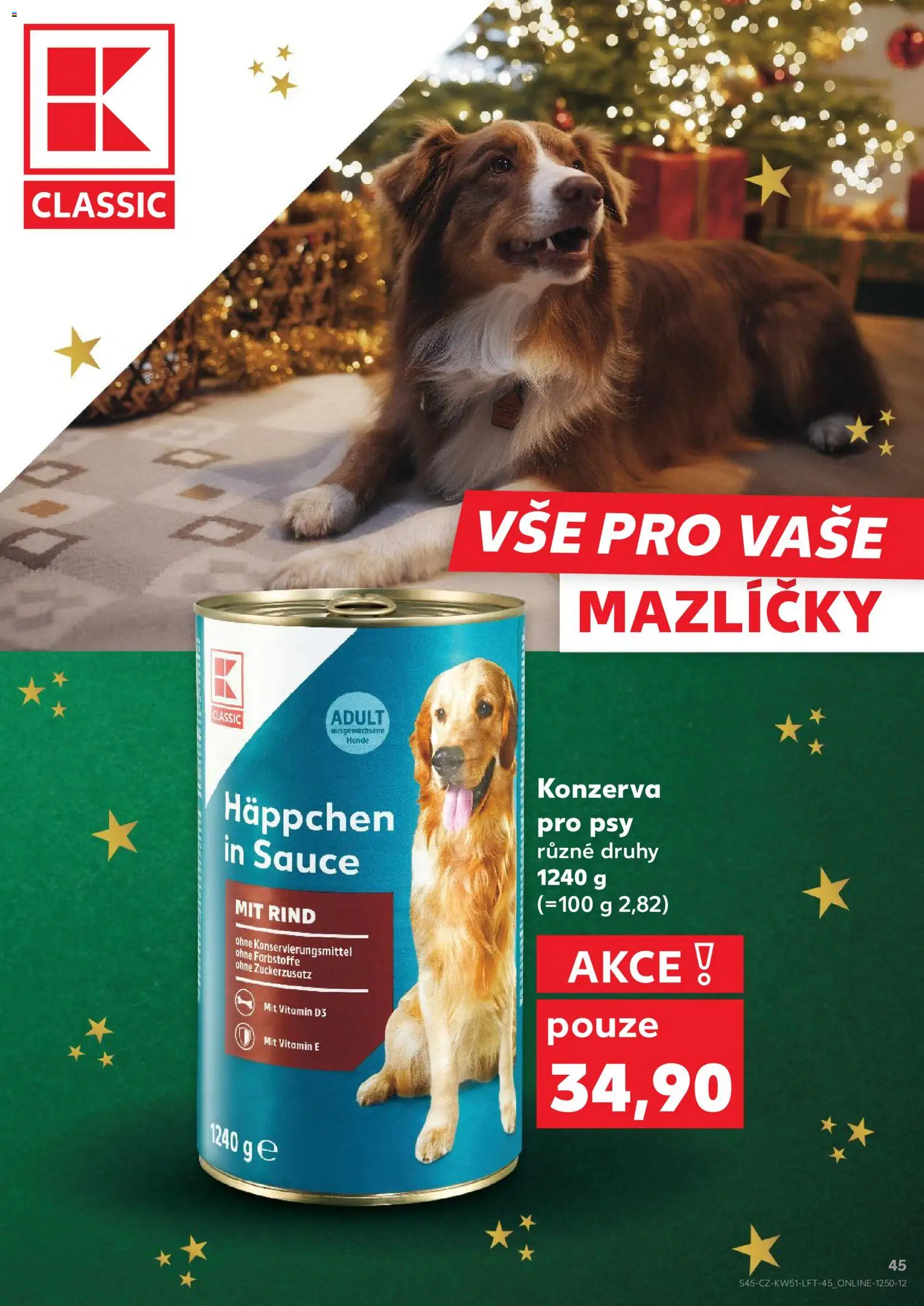 Kaufland leták - Ostrava od 17.12.2025 | Strana: 45 | Produkty: Konzerva pro psy