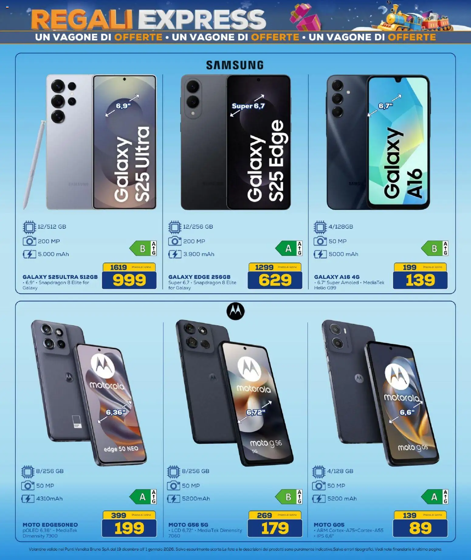 Volantino BRUNO del 19.12.2025 | Pagina: 3 | Prodotti: Samsung