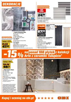 OBI Gazetka od 20.08.2025 | Strona: 3 | Produkty: Dywan