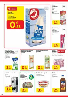 Alcampo - Canarias │ válido desde el 11.09.2025 | Página: 12 | Productos: Leche desnatada, Bebida de avena, Bebida de soja, Φρυγανιές σικάλεως