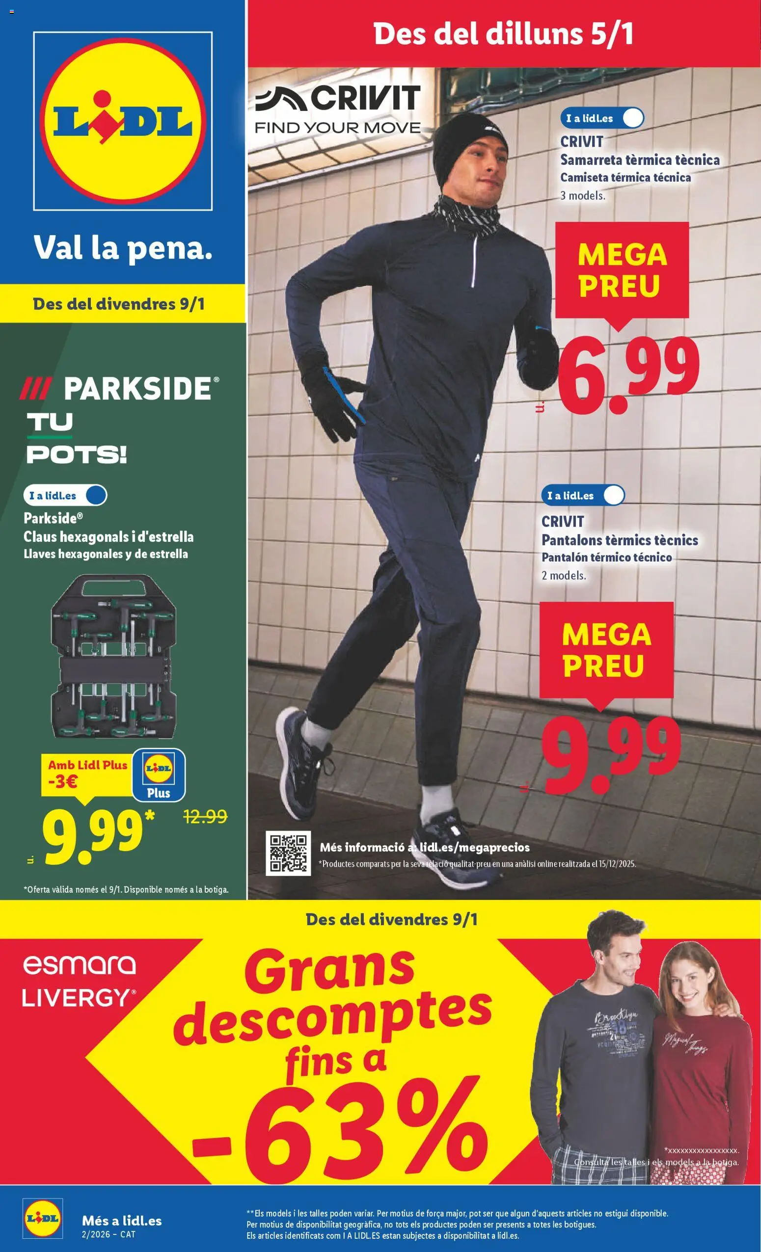 Lidl folleto de bazar │ válido desde el 05.01.2026 | Página: 1