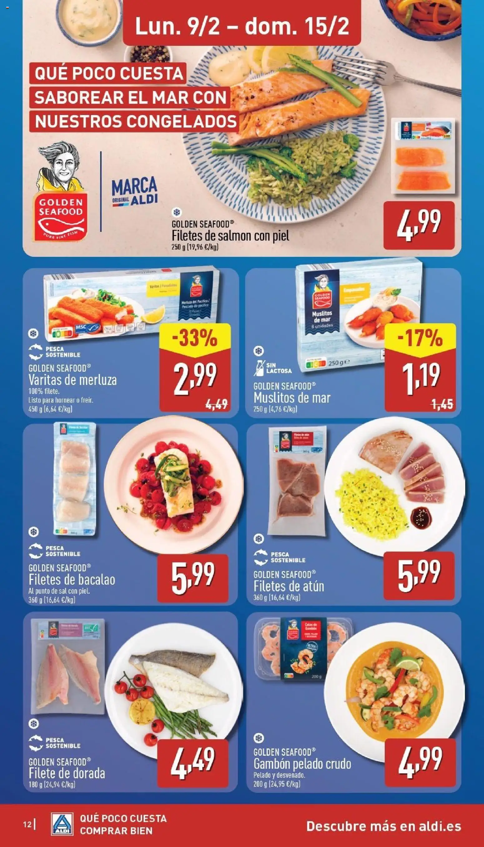 Aldi folleto Península │ válido desde el 09.02.2026 | Página: 12 | Productos: Filete