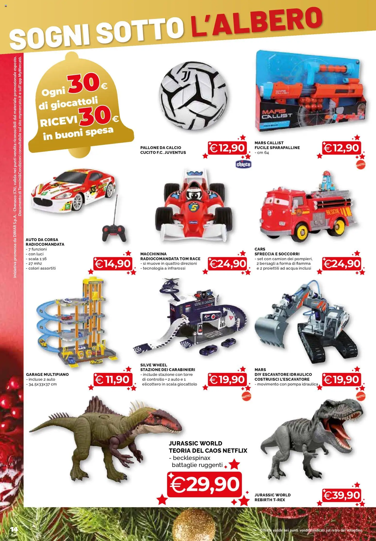 Volantino Mercatò del 20.11.2025 | Pagina: 14 | Prodotti: Acqua, Pallone, Scala