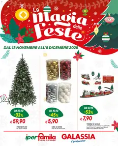 Anteprima del volantino Famila La Magia delle Feste catalogo valido a partire dal 13.11.2025