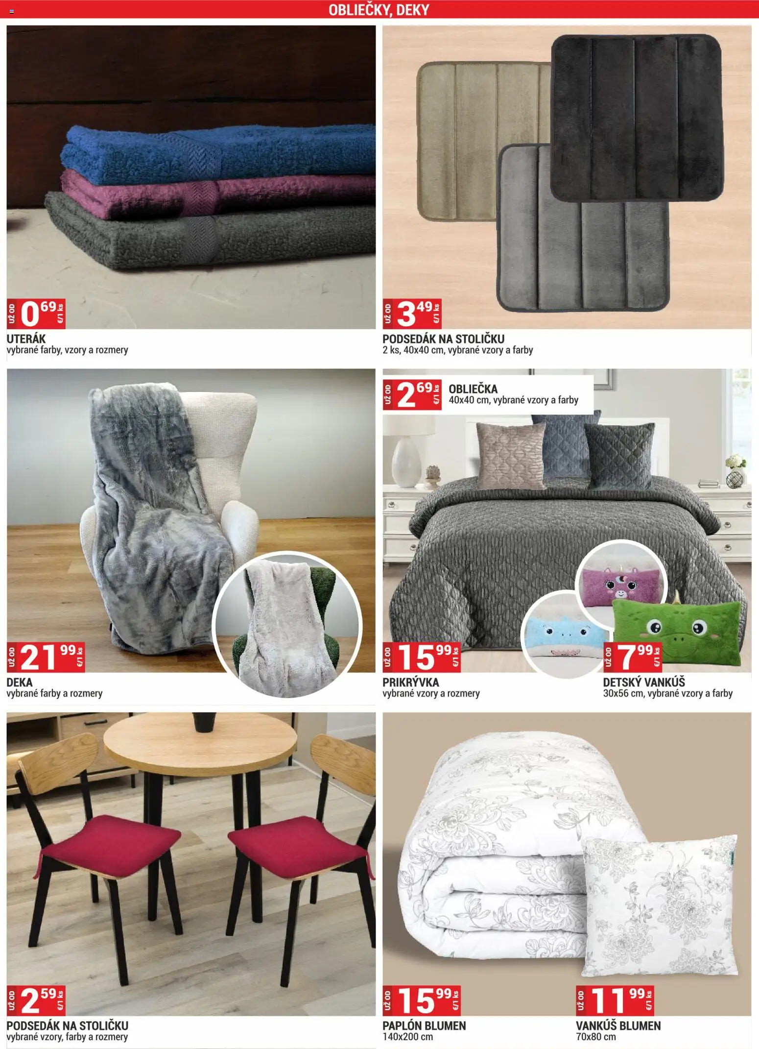 Nové Merkury Market akcie – leták je platný od 01.11.2025 | Strana: 10 | Produkty: Vankúš, Prikrývka, Uterák, Deky