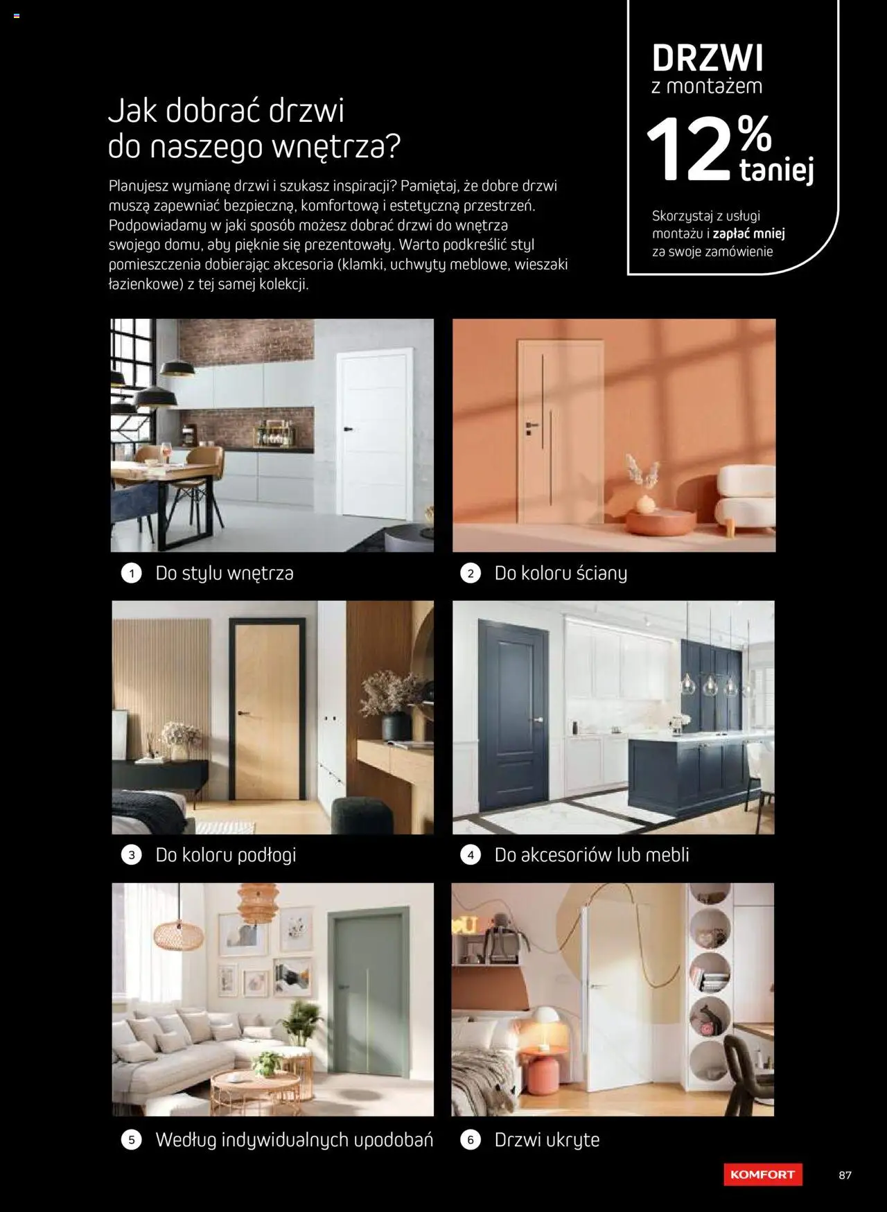 Komfort Gazetka - Katalog Podłogi I Drzwi od 26.06.2024 | Strona: 87 | Produkty: Wieszaki