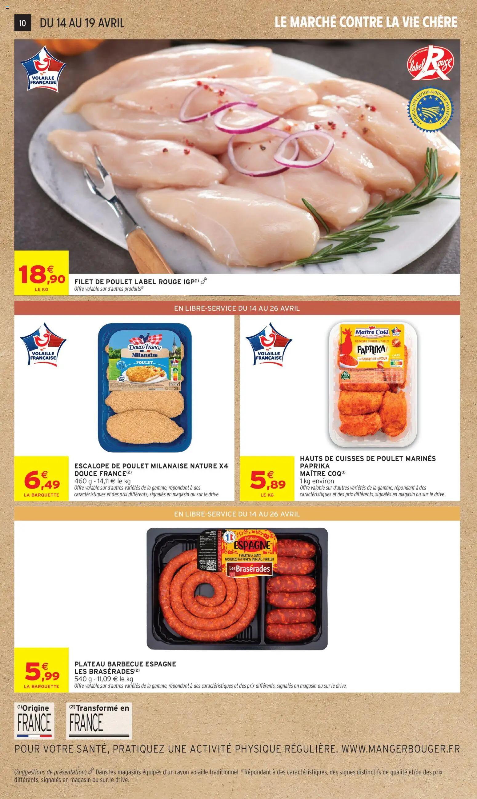 {H1} | Page: 10 | Produits: Cuisses de poulet, Barbecue, Volaille, Porc