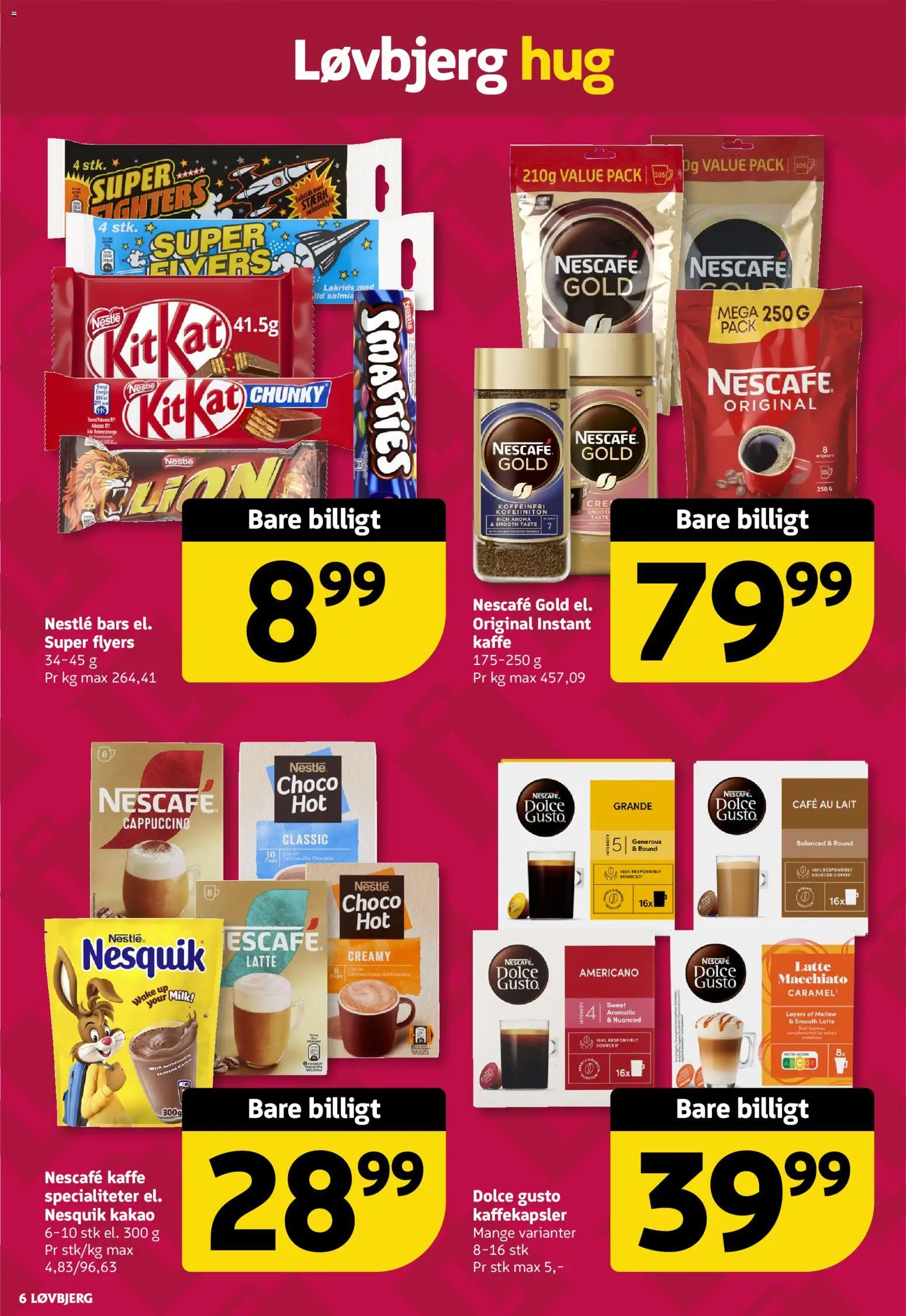 Løvbjerg tilbudsavis – gyldig fra 05.12.2025 | Side: 6 | Produkter: Kaffe, Kakao, Lakrids