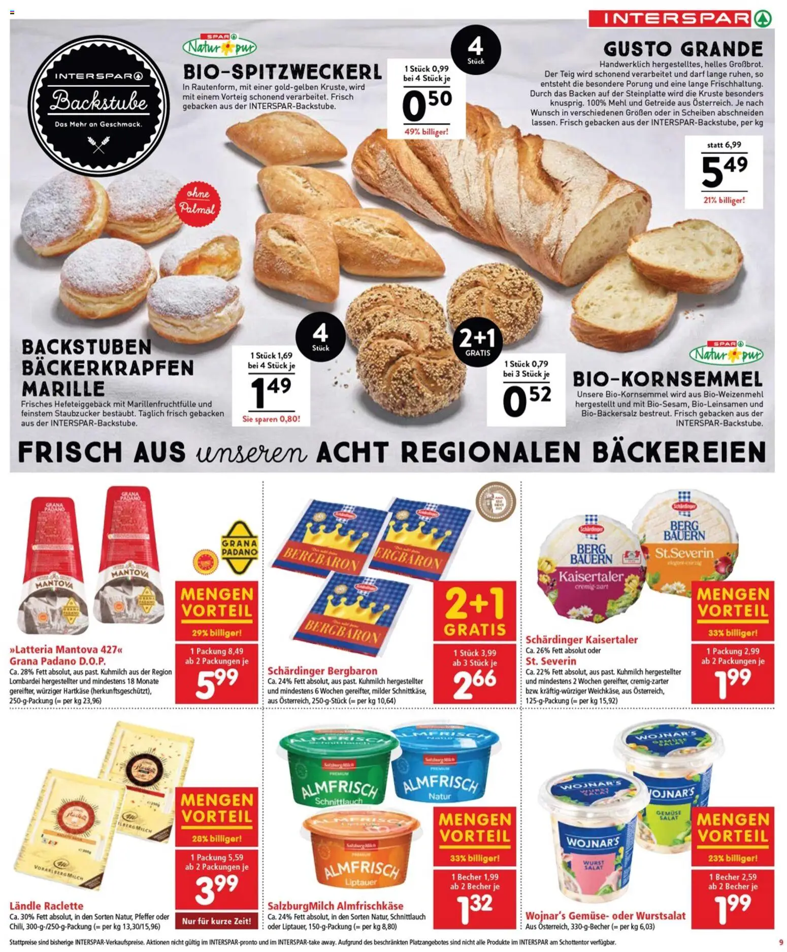 Interspar Flugblatt - Burgenland gültig ab 04.12.2025 | Seite: 9 | Produkte: Chili, Salami, Schinken, Schweinefleisch