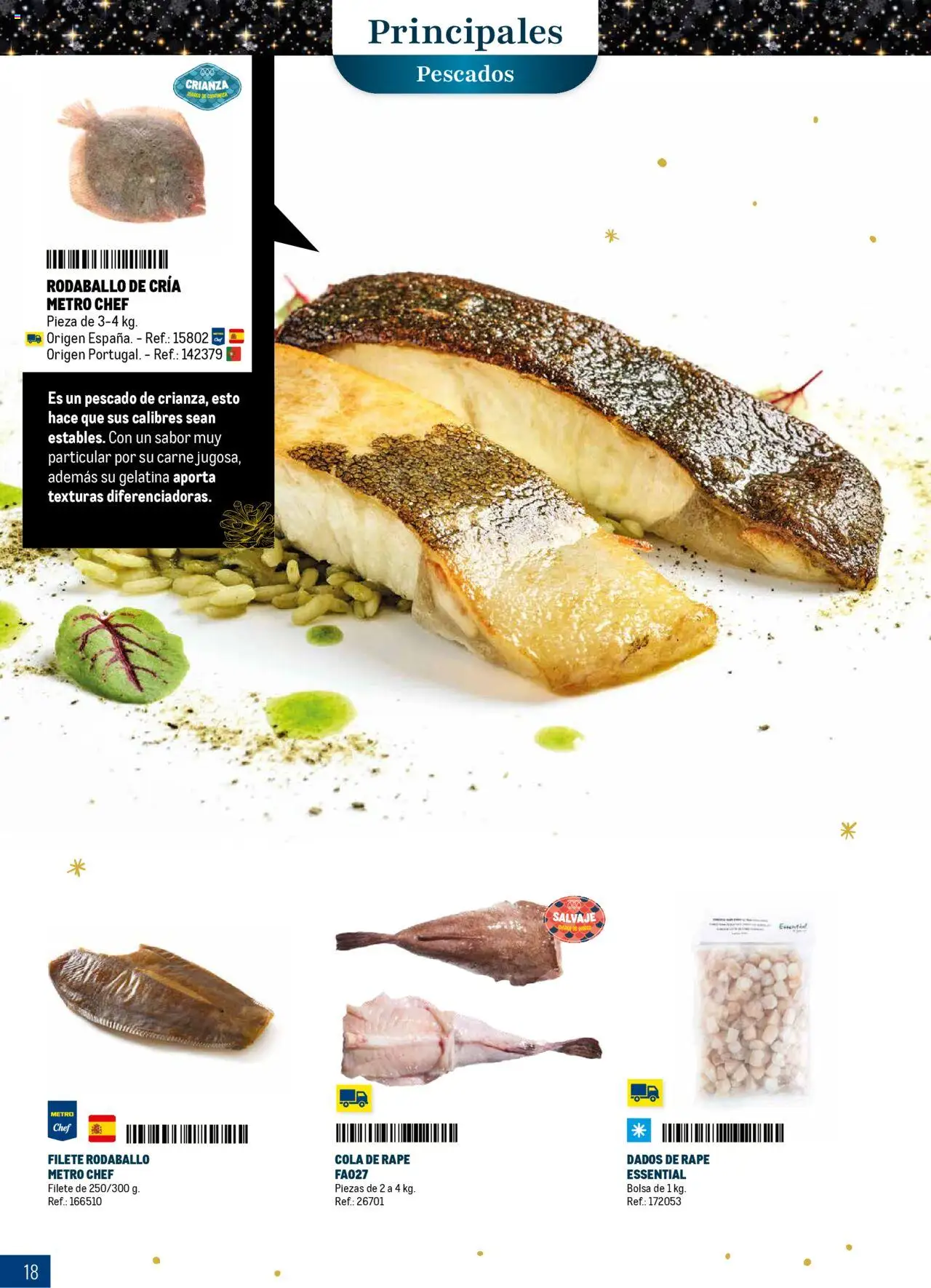 Makro - Comidas y Cenas de Navidad │ válido desde el 03.10.2025 | Página: 18 | Productos: Gelatina, Pescado, Bolsa, Filete