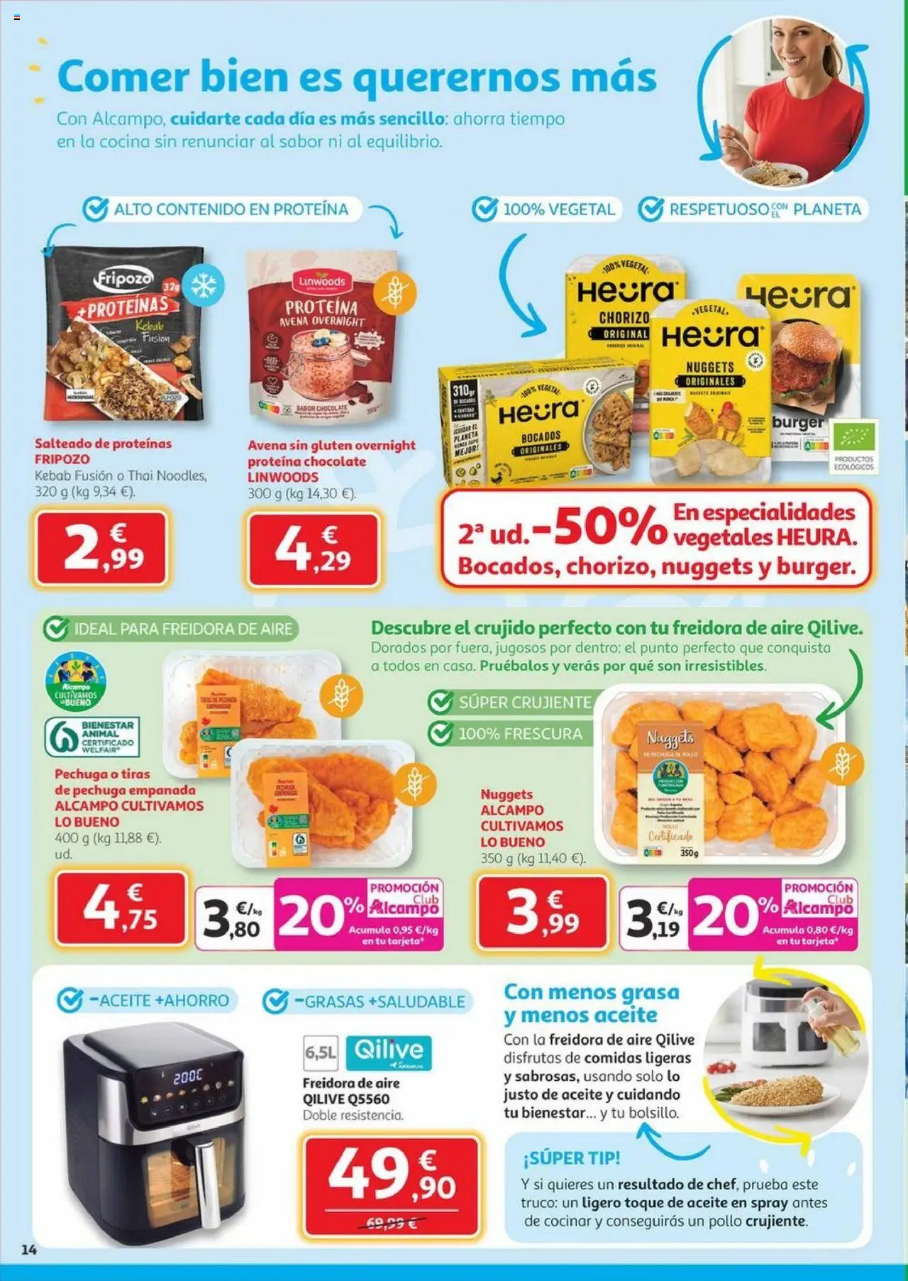 Alcampo - Canarias │ válido desde el 25.09.2025 | Página: 14 | Productos: Aceite, Chocolate, Cocina, Freidora