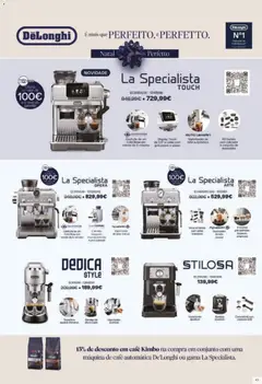 Pré-visualização Radio Popular - Especial Natal válido de 05.12.2025 | Página: 45 | Produtos: Máquina de café, Bandeja, Leite, Café