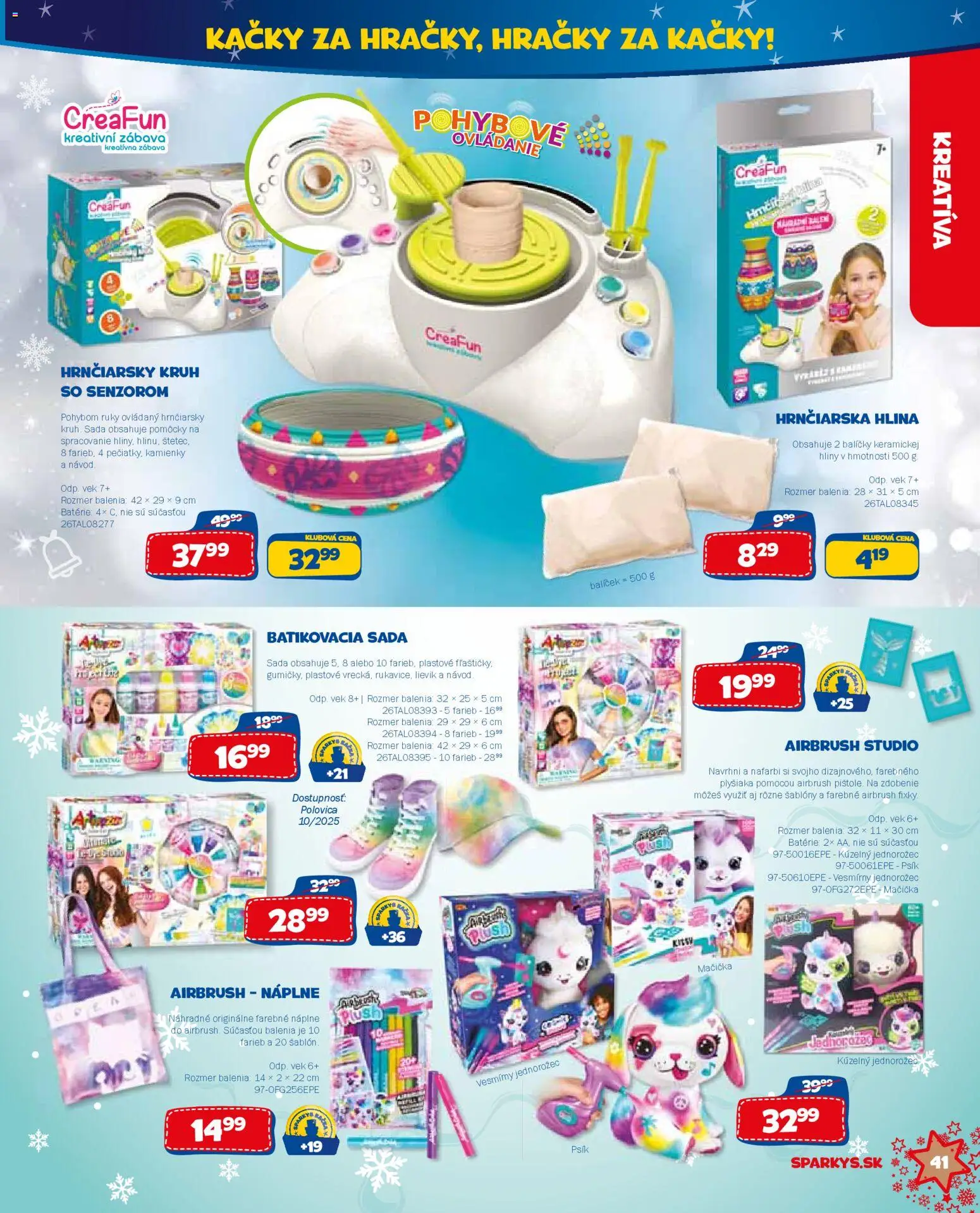 Nové ALLTOYS akcie – leták je platný od 19.11.2025 | Strana: 41 | Produkty: Klíma, Fixky, Hračky