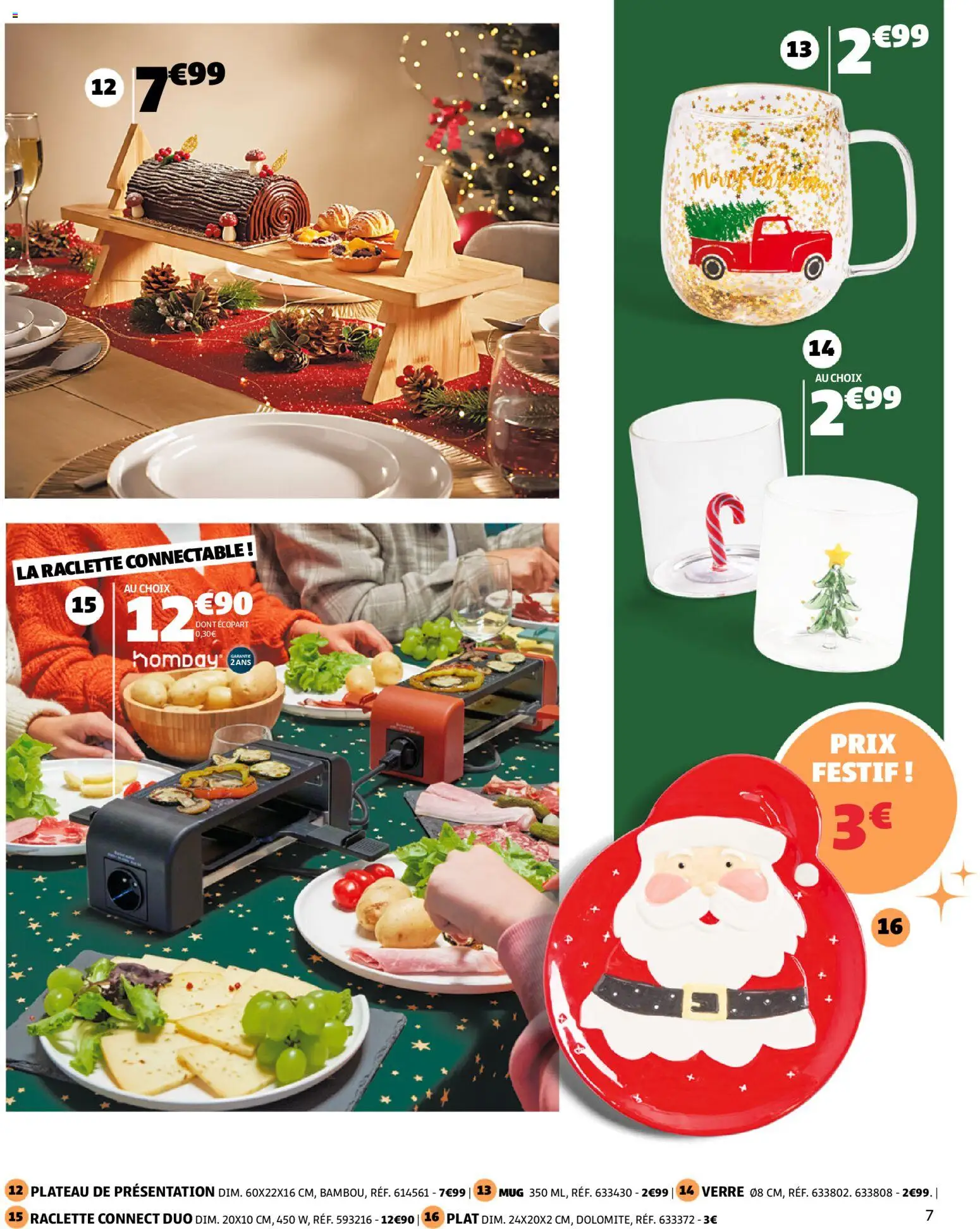 {H1} | Page: 7 | Produits: Plateau, Raclette