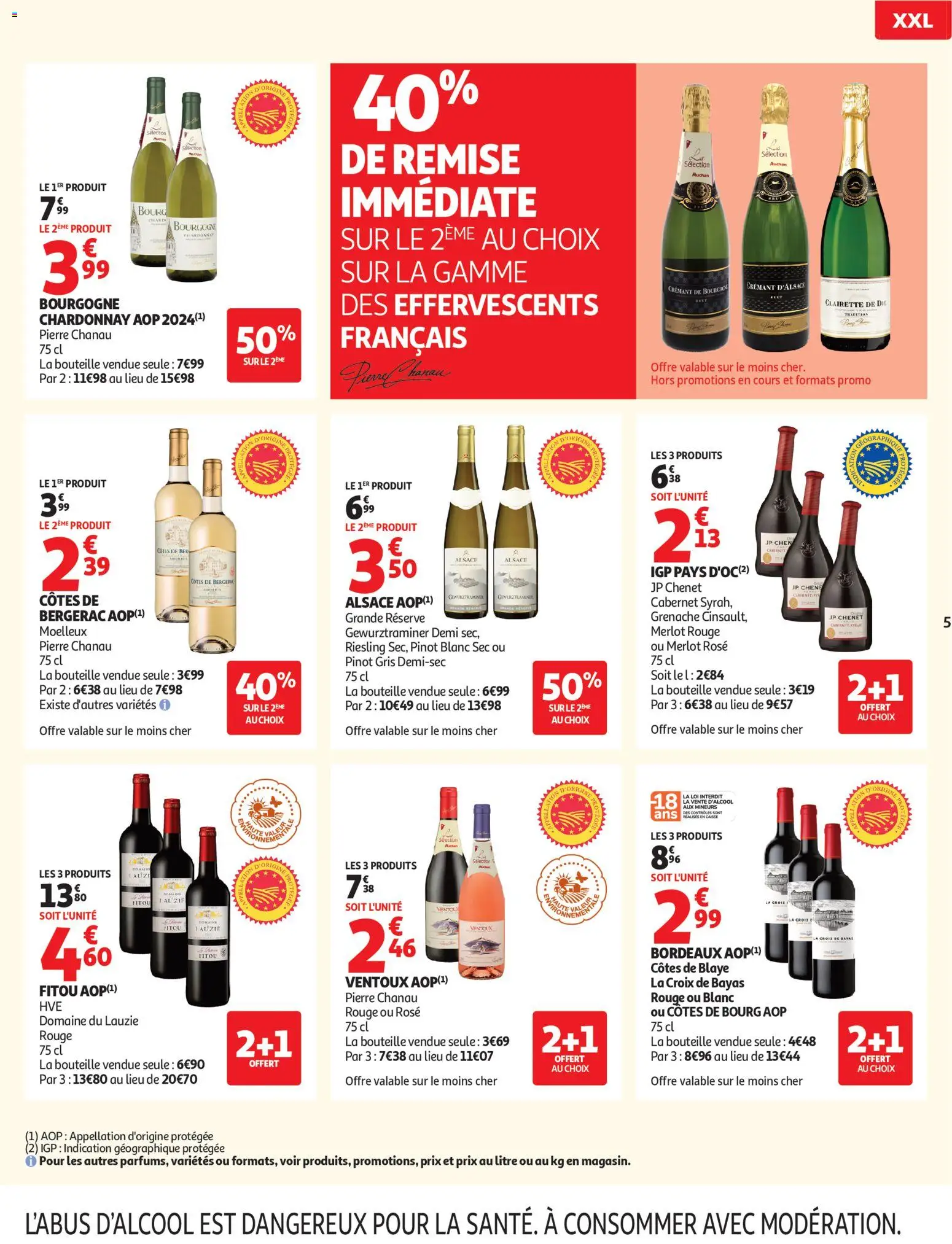 {H1} | Page: 5 | Produits: Crémant de bourgogne, Clairette de die, Crémant, Crémant d'alsace