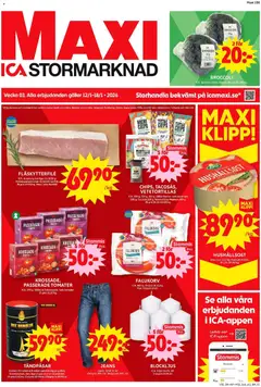 ICA Maxi - Malmö - Förhandsvisning av reklamblad från butik ICA Maxi aktuell från 12.01.2026