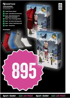 Forhåndsvisning av Sport Outlet kundeavis gyldig fra 21.11.2025 | Side: 42 | Produkter: Sokker, Ланцюг, Poitrine de dinde