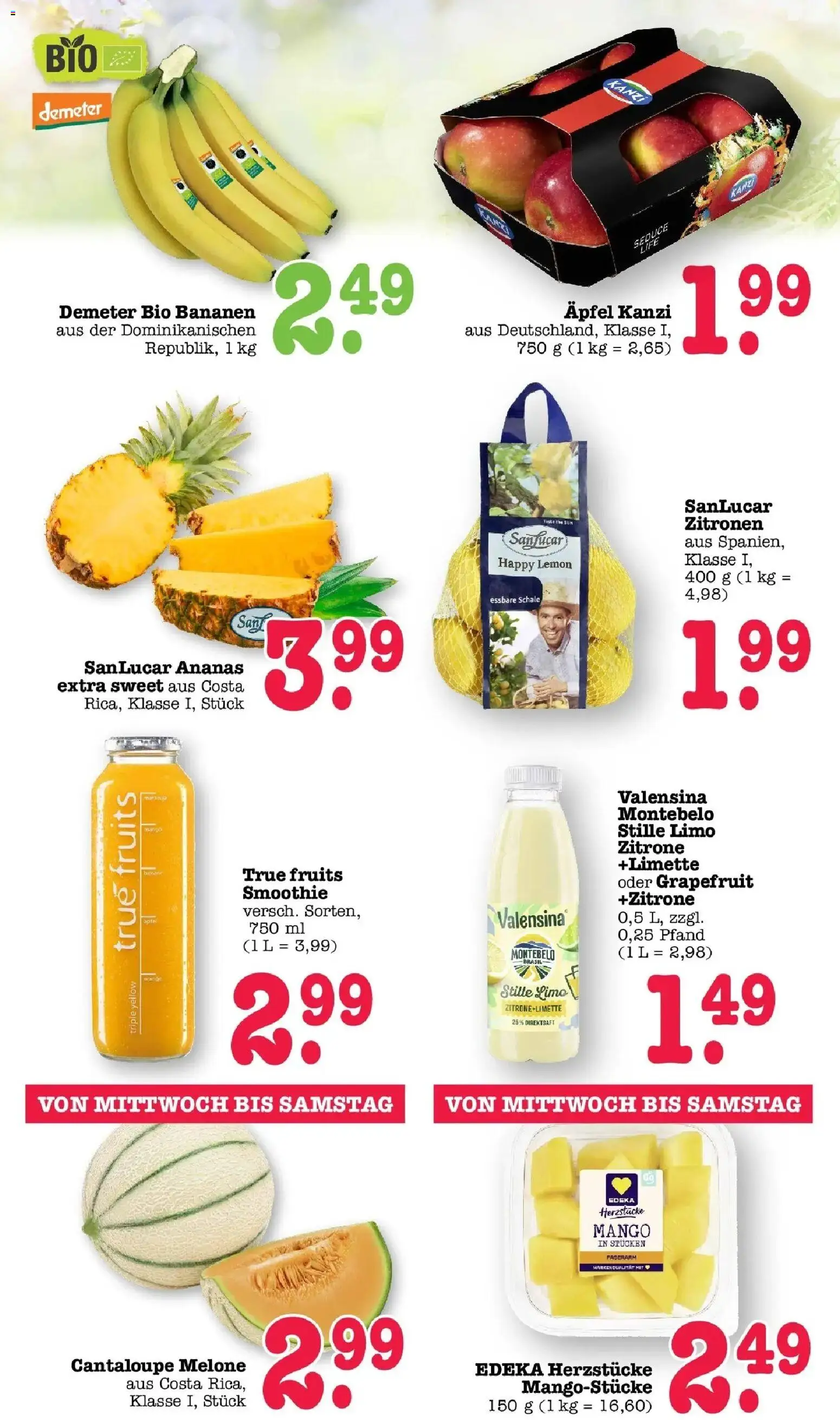 Edeka prospekt Offenbach	 – gültig ab 30.03.2026 | Seite: 31 | Produkte: Mango, Limette, Melone, Zitronen