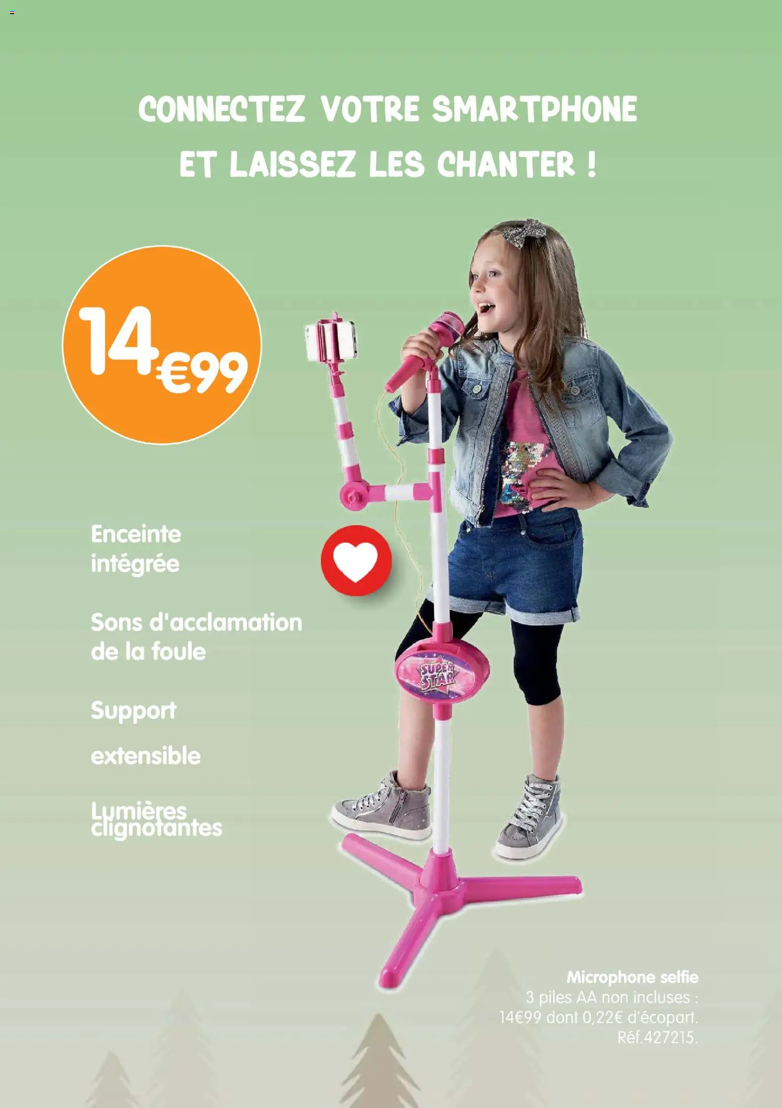 {H1} | Page: 19 | Produits: Smartphone, Microphone, Enceinte, Piles