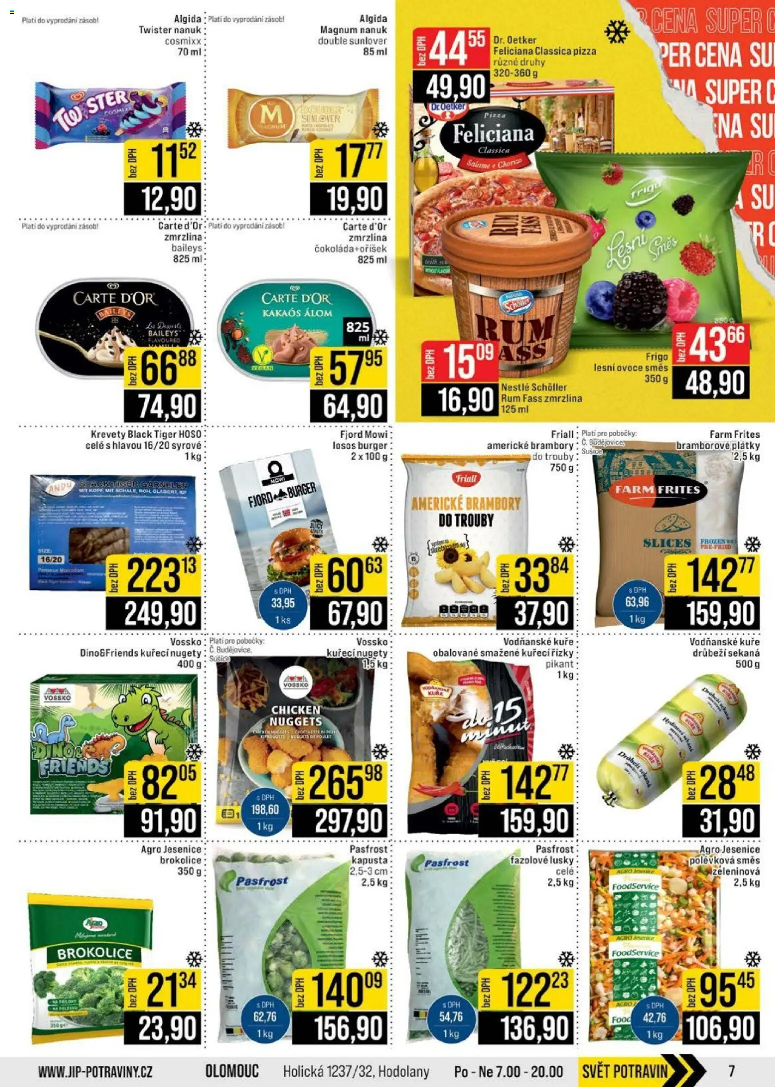 Jip leták - Cash & Carry od 22.04.2026 | Strana: 7 | Produkty: Rum, Pizza, Zmrzlina, Krevety