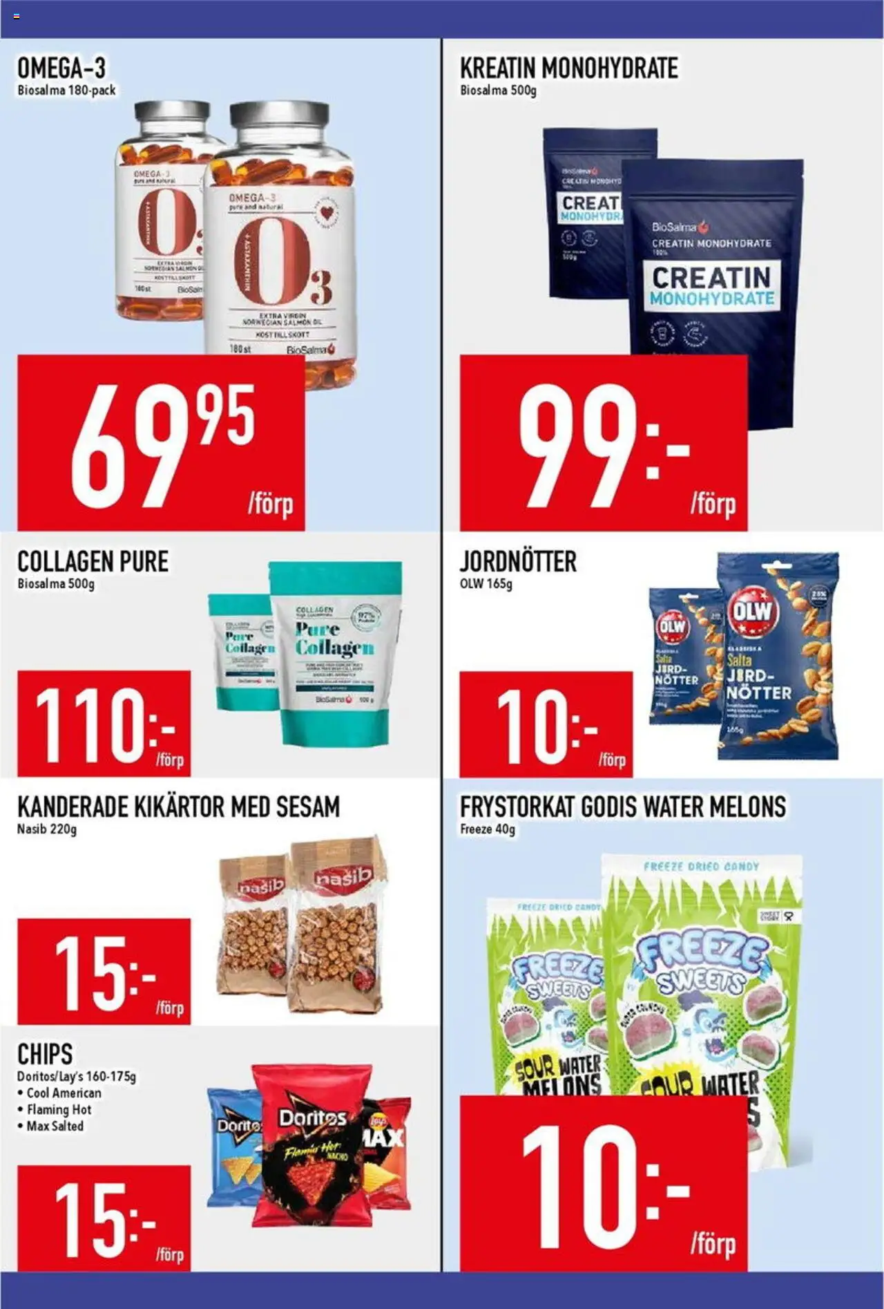 Matdax reklamblad aktuell från 08.09.2025 | Sida: 10 | Produkter: Jord, Kikärtor, Jordnötter, Nötter