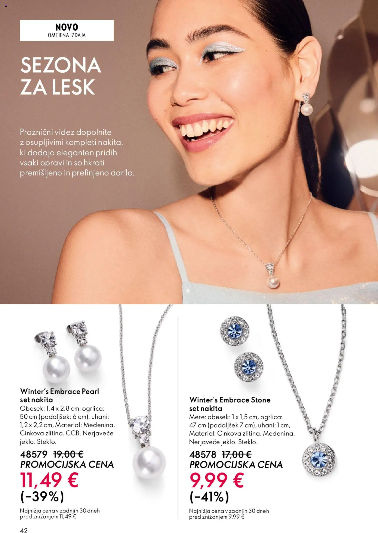 Novi Oriflame katalog ponudbe – veljaven od 31.12.2025 | Stran: 42 | Izdelki: Uhani