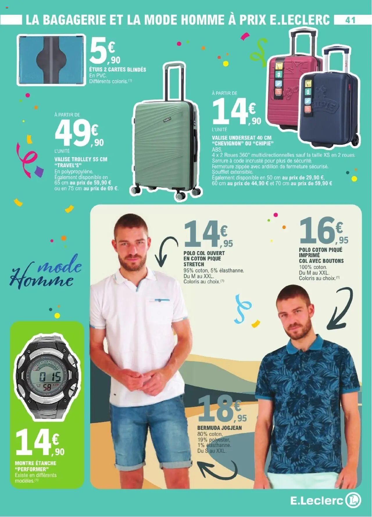  | Page: 41 | Produits: Bermuda, Montre, Shorts, Valise