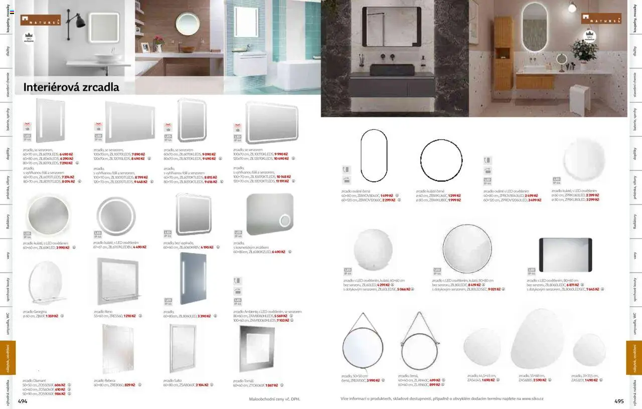 Siko koupelny katalog Koupelny 2025/2026 od 14.10.2025 | Strana: 250 | Produkty: Wc, Zrcadlo, LED
