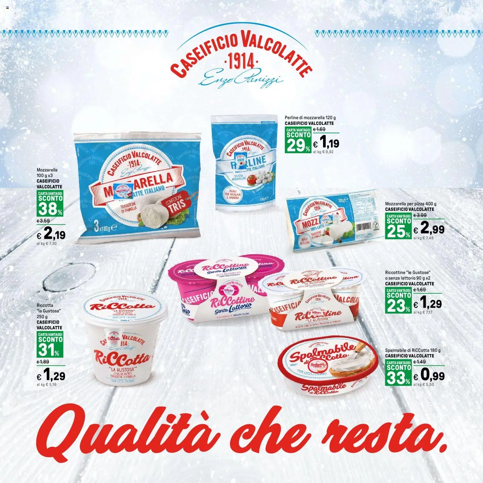 Volantino Iper del 15.12.2025 | Pagina: 42 | Prodotti: Pizza, Mozzarella, Latte