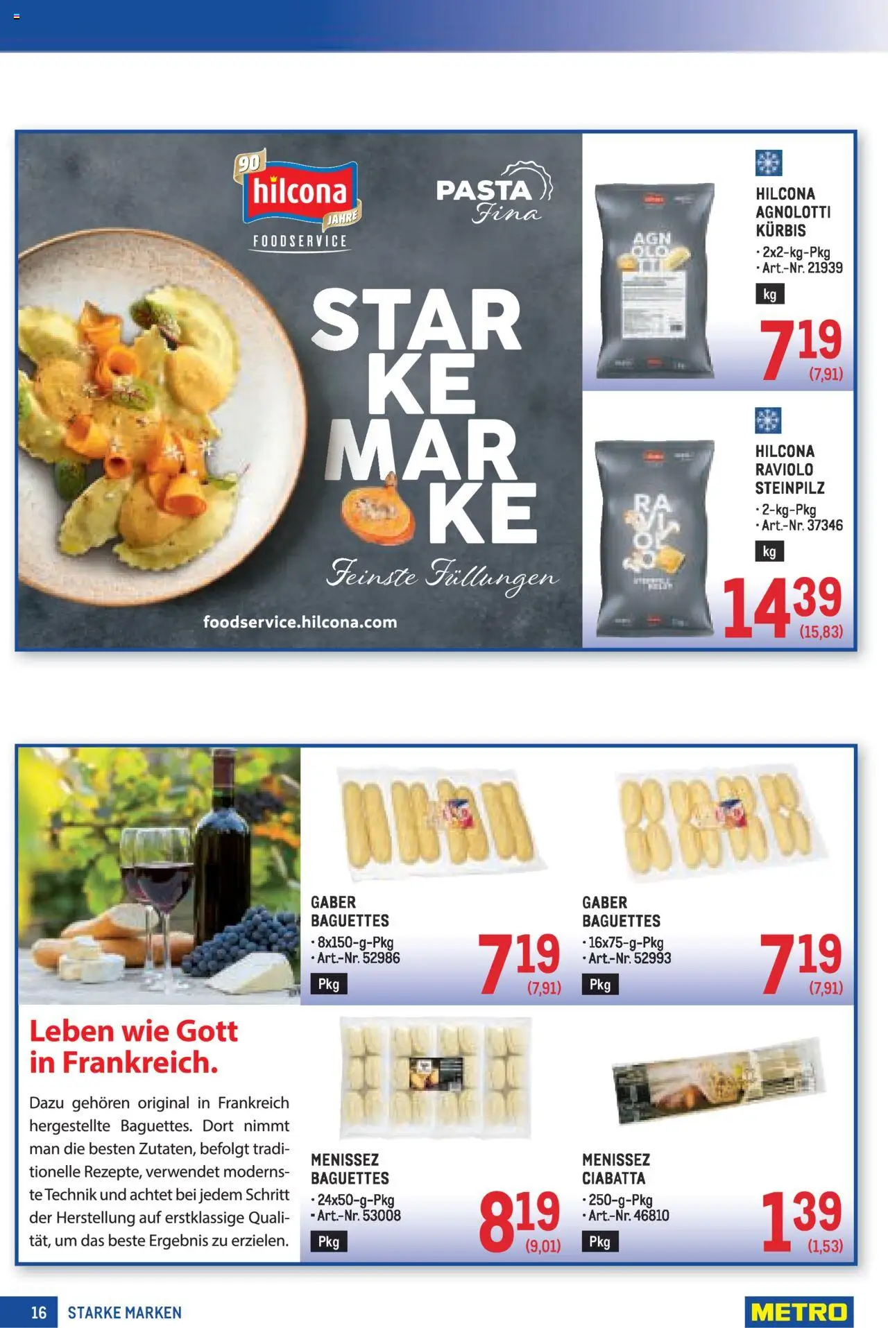Metro  Starke Marken gültig ab 04.09.2025 | Seite: 16 | Produkte: Pasta, Kürbis