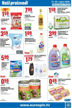 Eurospin katalog | vrijedi od 17.09.2025 | Stranica: 11 | Proizvodi: Role, Gel za tuširanje, Bomboni, Toaletni papir