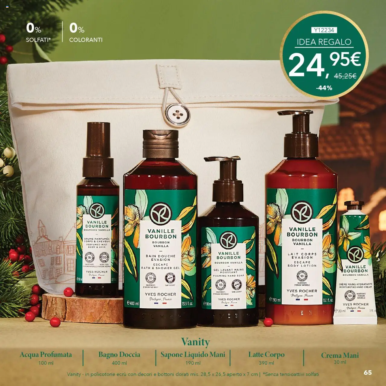 Volantino Yves Rocher del 17.10.2025 | Pagina: 65 | Prodotti: Bourbon, Acqua, Latte, Doccia