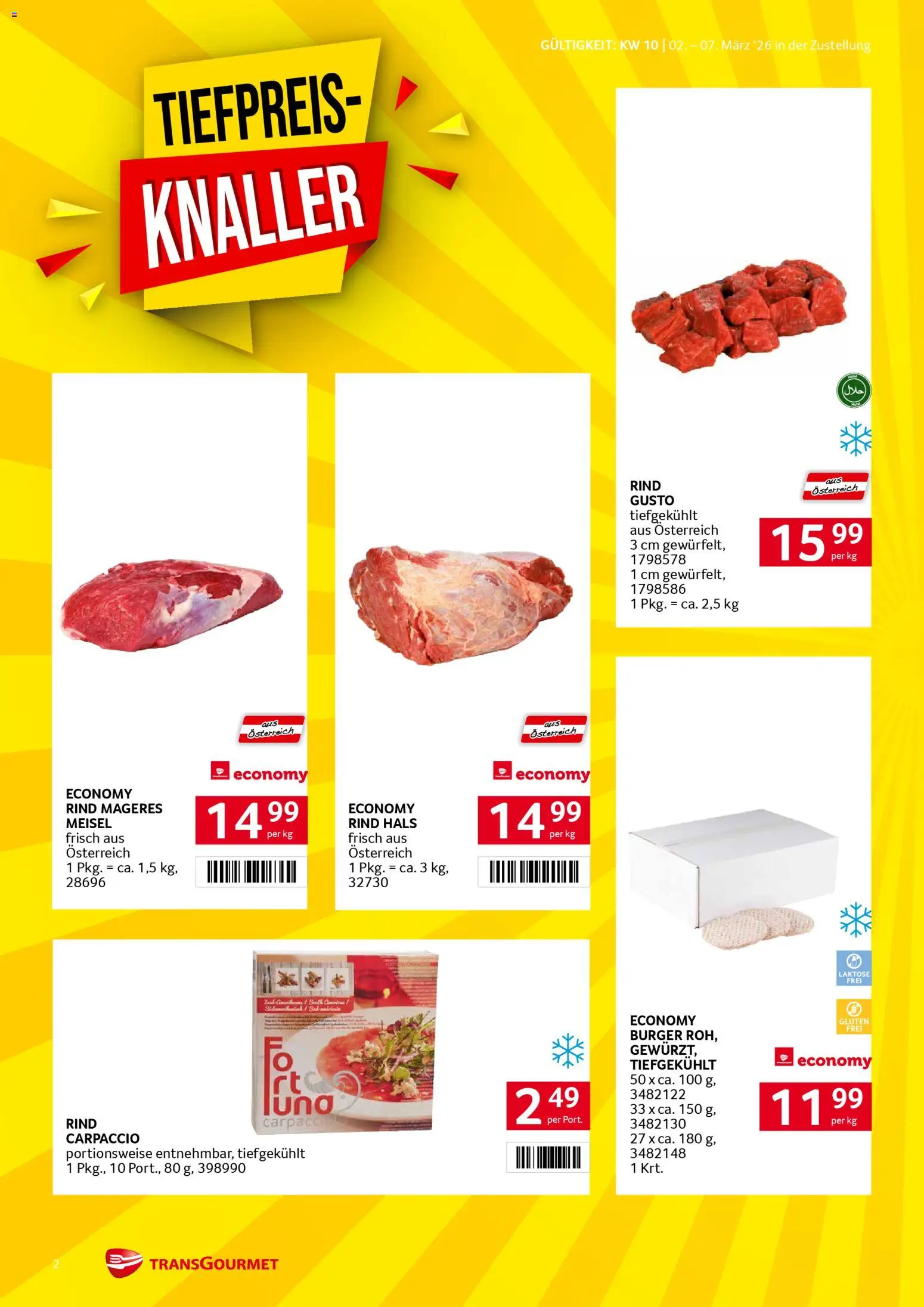 Transgourmet Zustellaktion gültig ab 02.03.2026 | Seite: 2