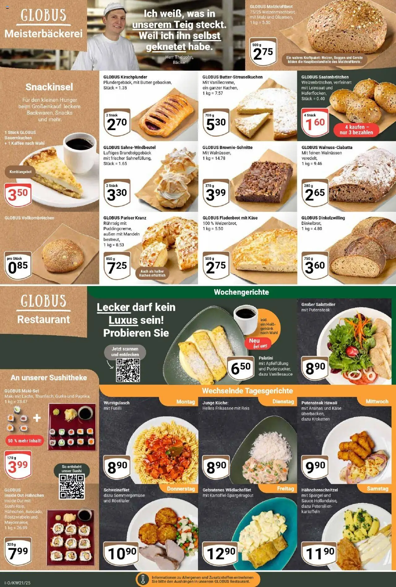 Globus prospekt Idar-Oberstein	 - gültig ab dem 19.05.2025 | Seite: 7 | Produkte: Butter, Spargel, Schweinefilet, Paprika