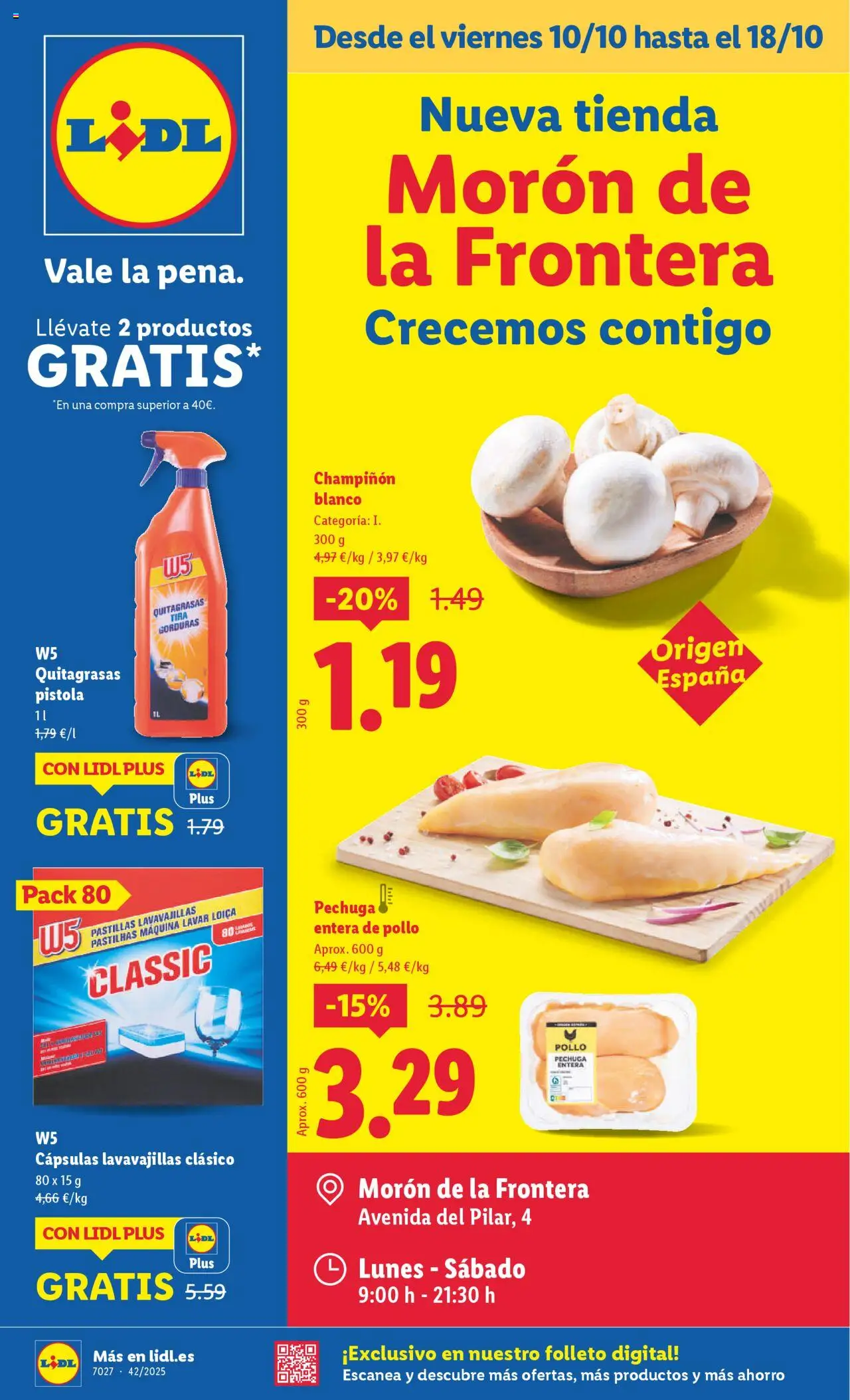 Lidl - Canarias │ válido desde el 10.10.2025 | Página: 1 | Productos: Pastillas lavavajillas, Lavavajillas