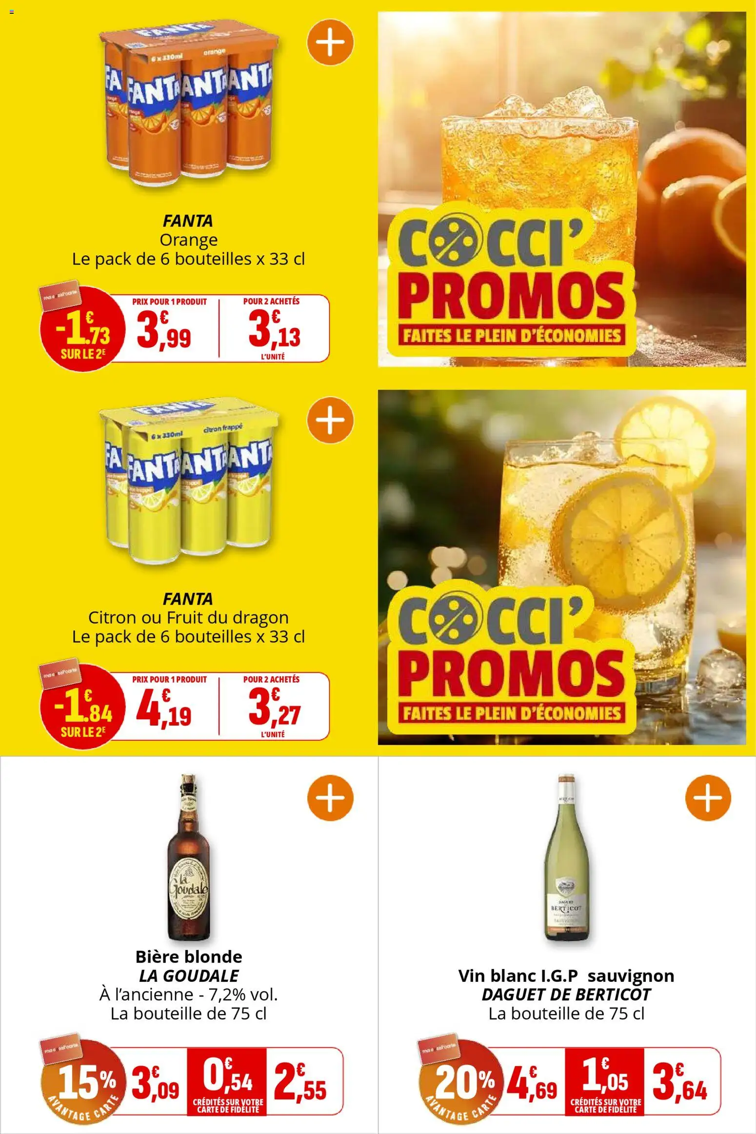 {H1} | Page: 19 | Produits: Citron, Orange, Vin, Bière