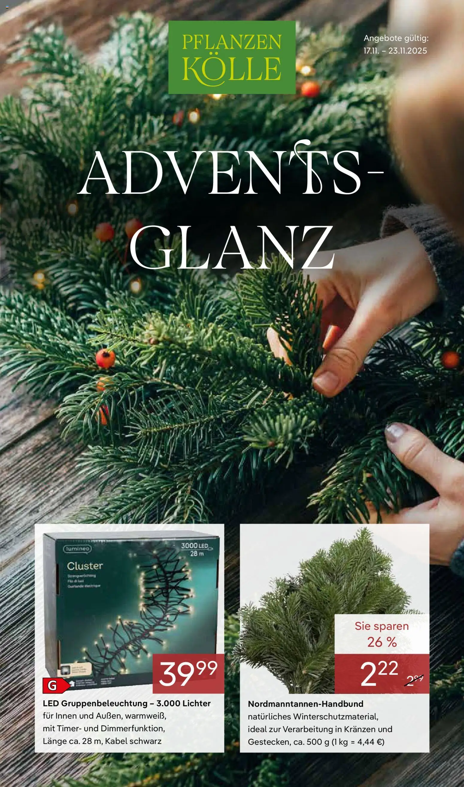 Pflanzen-Kölle Prospekt 	 – gültig ab 17.11.2025 | Seite: 1 | Produkte: Kabel