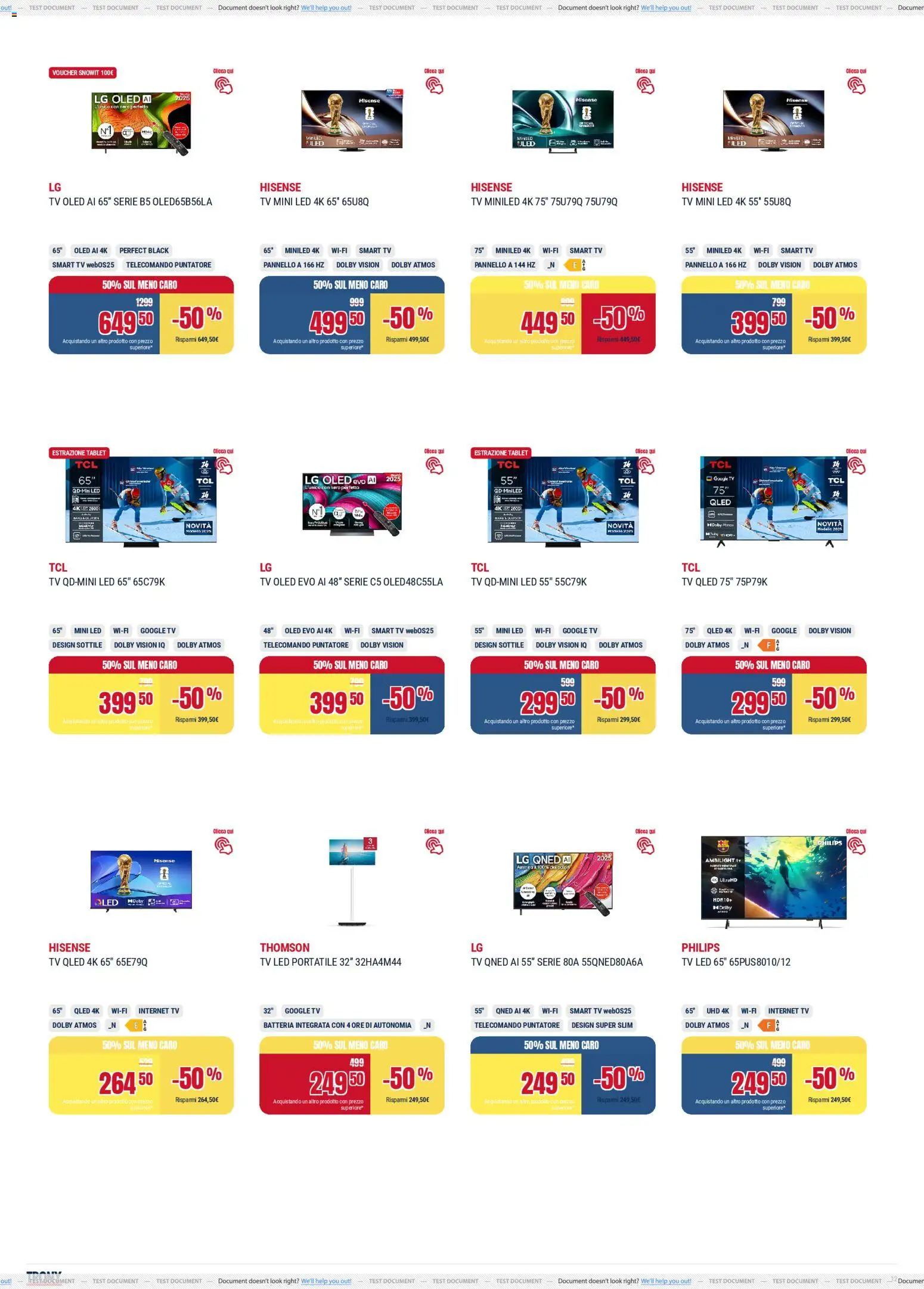 Volantino Trony del 19.02.2026 | Pagina: 12 | Prodotti: smart TV, Tablet, TV, Batteria