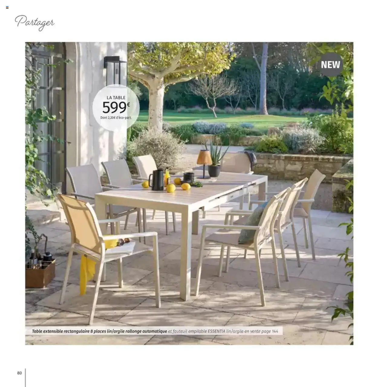  | Page: 80 | Produits: Table extensible, Fauteuil, Table