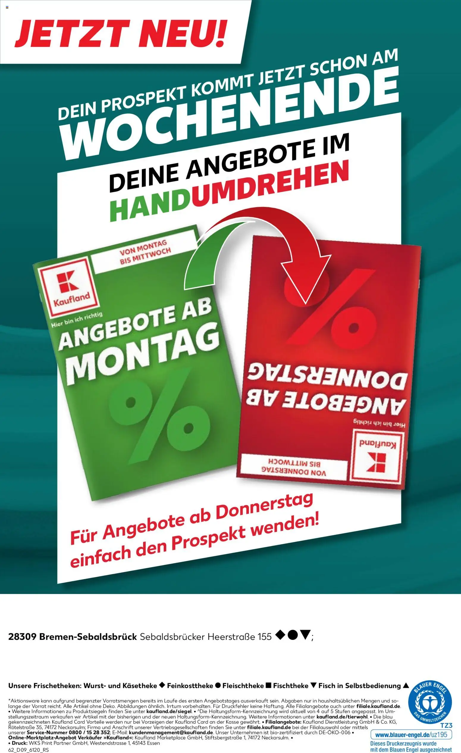 Kaufland prospekt Bremen	 – gültig ab 26.02.2026 | Seite: 62 | Produkte: Fisch, Wurst