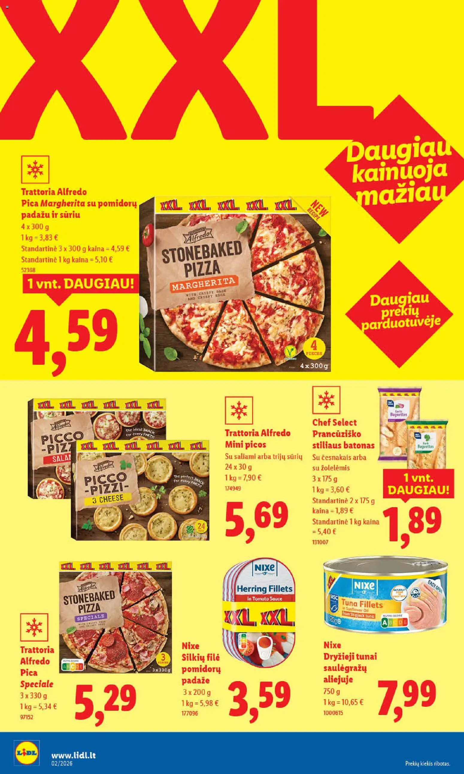 LIDL akcijos nuo 05.01.2026 | Puslapis: 24 | Prekių: Batonas, Pica