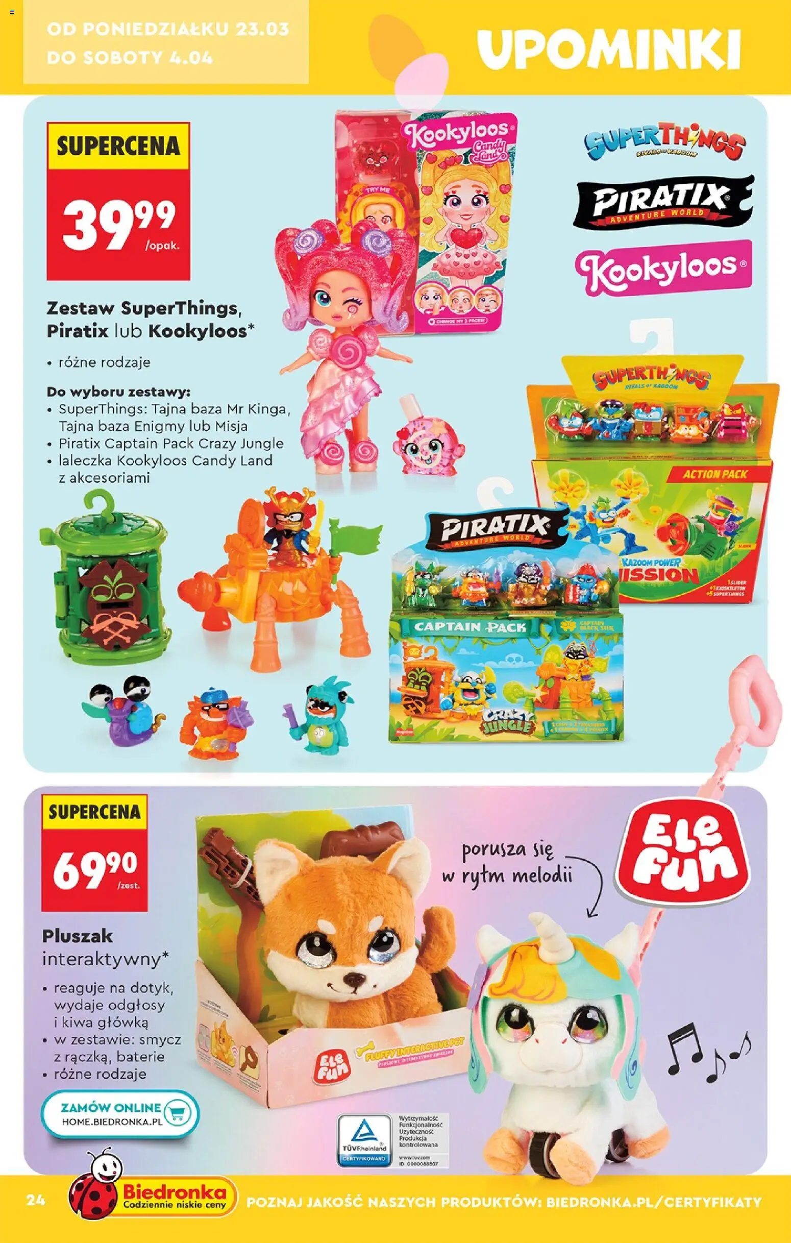 Biedronka gazetka - Hity i inspiracje od 21.03.2026 | Strona: 24 | Produkty: Baterie