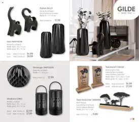 Vase PANTHEON, Keramik, schwarz. Maße klein: 25 x 14 cm. Maße groß: 30 x 15 cm ab 03.10.2025 gültig | Seite: 23 | Produkte: Vase