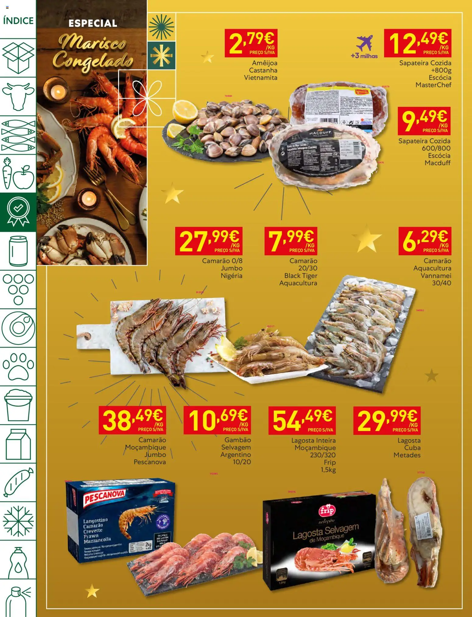 Recheio folheto │ válido de 23.12.2025 | Página: 10 | Produtos: Lagosta, Camarão, Sapateira