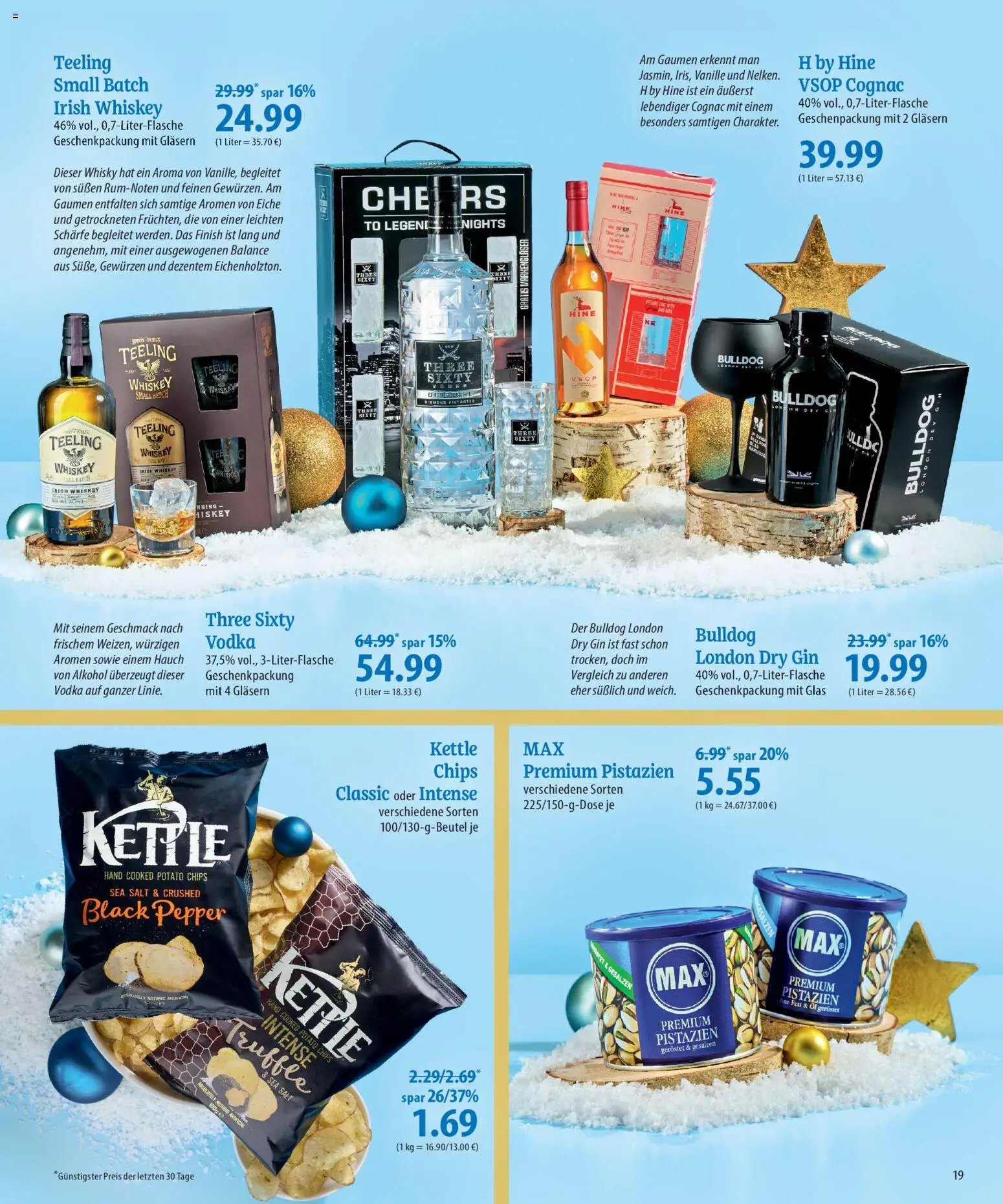 Famila Frohes Festessen – gültig ab 15.12.2025 | Seite: 19 | Produkte: Öl, Finish, Vodka, Chips
