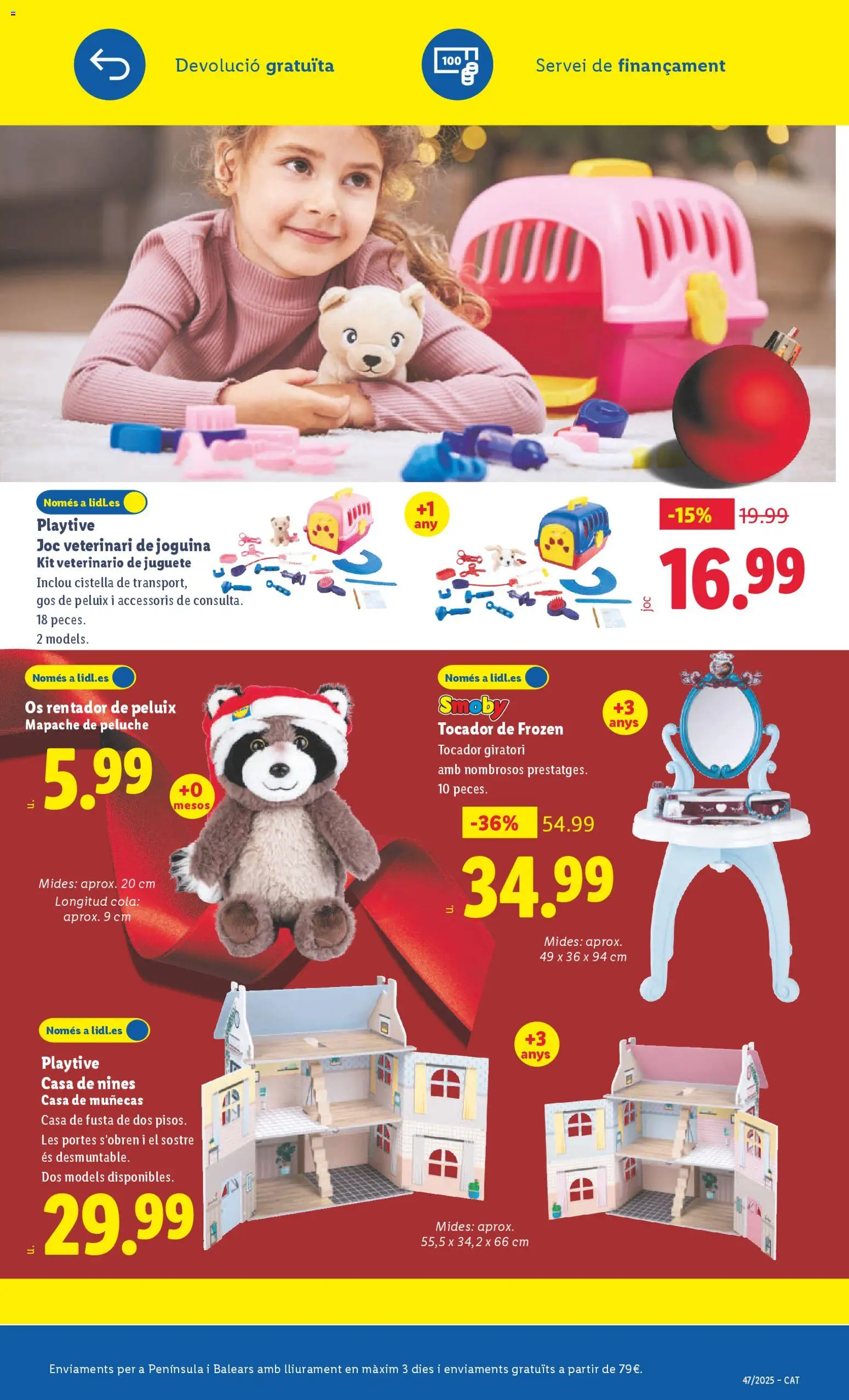 Lidl folleto de bazar │ válido desde el 17.11.2025 | Página: 5 | Productos: Casa de muñecas