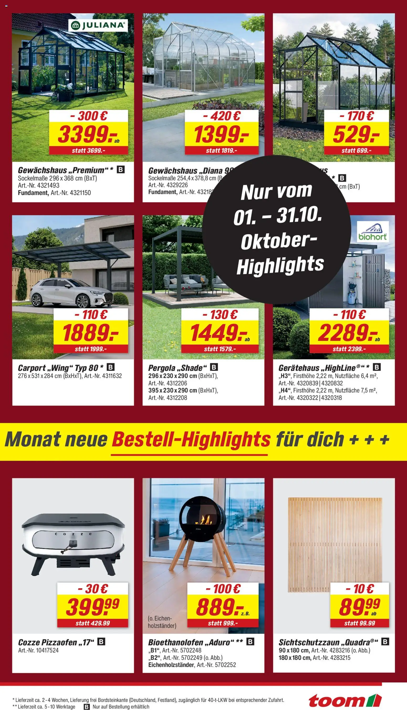 Toom Baumarkt - Prospekt – gültig ab 25.10.2025 | Seite: 9 | Produkte: Tür