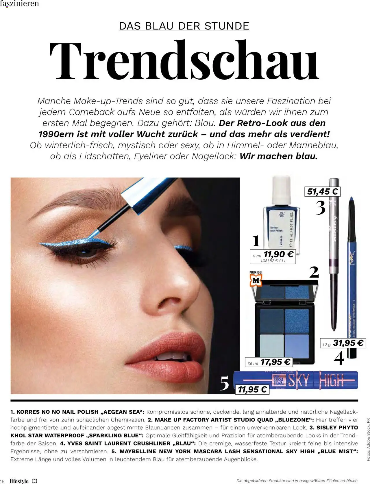 Müller  Lifestyle – gültig ab 15.09.2025 | Seite: 16 | Produkte: Eyeliner, Nagellack, Mascara