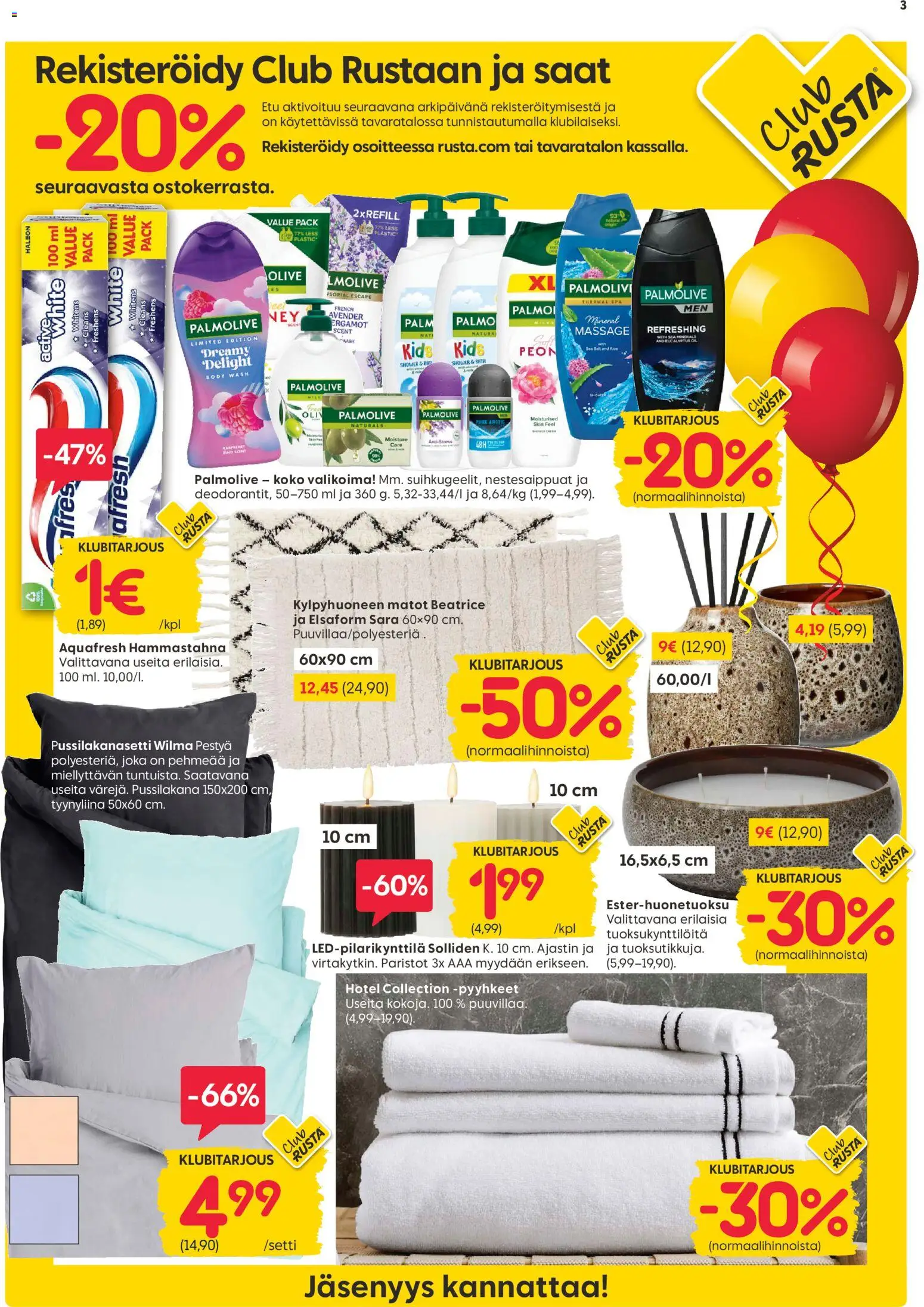 Rusta tarjoukset – voimassa 26.01.2026 alkaen | Sivu: 3